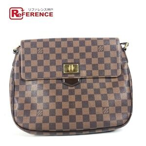 Louis Vuitton Besas Rose Pink berry Flap Shoulder Bag Brown Ebene Brown